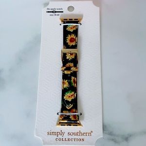 NWT Simply Southern Sunflower Apple Watch Band for Fall